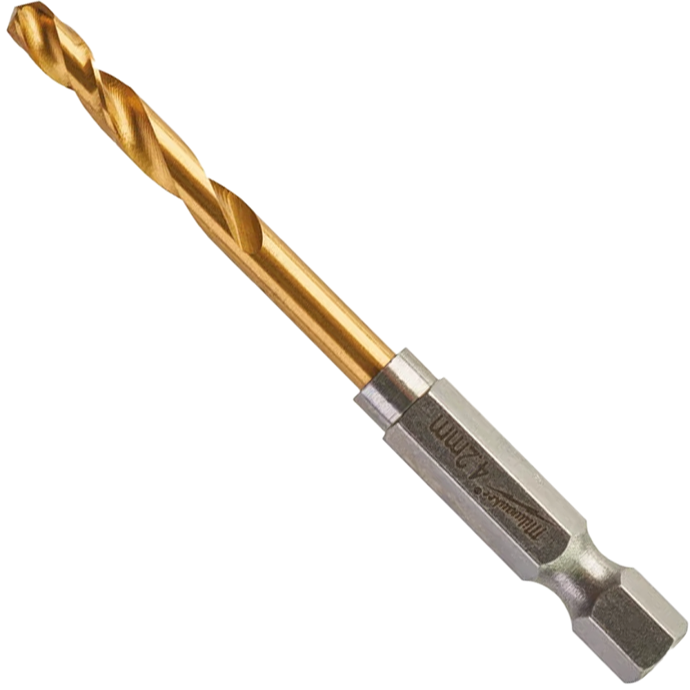 TiN Vrtáky do kovu Hex