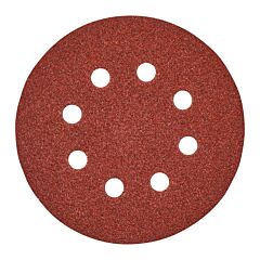 MILWAUKEE Brúsny papier O 125 mm, zrnitosť 40 – 5 ks