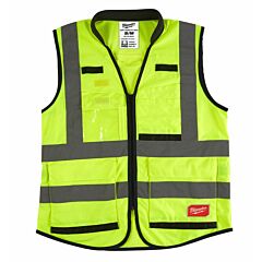 MILWAUKEE Reflexná vesta PREMIUM Hi-VISIBLE žltá S/M
