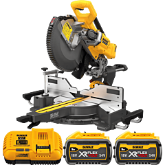 DEWALT 54V XR FLEXVOLT™ Aku pokosová píla kotúč 305 x 30 mm, 2x 9,0 Ah