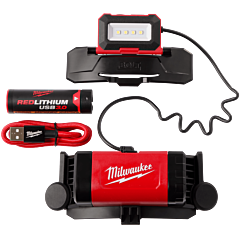 MILWAUKEE L4 USB Čelová lampa pre prilby BOLT™