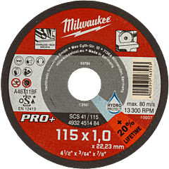MILWAUKEE Rezný kotúč PRO+ SCS 41/115 × 1 mm