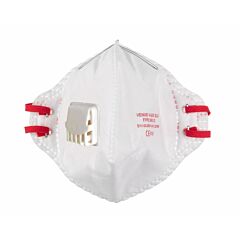MILWAUKEE 15 x FFP2 Respirátor s ventilom, skladateľný 94% PERFORMACNE™