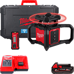 MILWAUKEE M18™ Rotačný laser 600 m, červený
