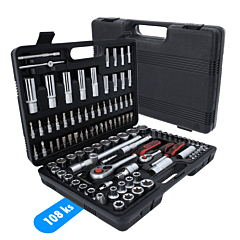 KS TOOLS Gola sada 1/4"+1/2" - 108 - dielna