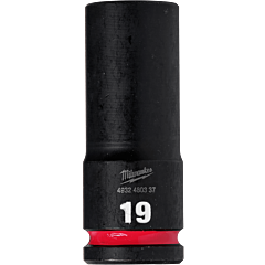 MILWAUKEE Nástrčný kľúč 1/2" - Hex 19 SHOCKWAVE™ predĺžený