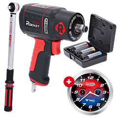KS TOOLS 1/2" Pneu rázový uťahovák ROCKET II - Promo KIT