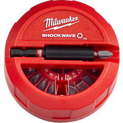 MILWAUKEE Sada skrutkovacích bitov SHOCKWAVE™ 15 ks