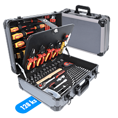 KS TOOLS Elektrikárska sada náradia 1/4"+1/2" - 128 - dielna