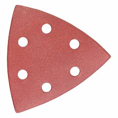 MILWAUKEE 6 x Deltový brúsny papier s dierami 93x93x93 G240