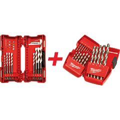 MILWAUKEE PromoSET Vrtáky THUNDERWEB™+Multi vrtáky SHOCKWAVE IMPACT DUTY™