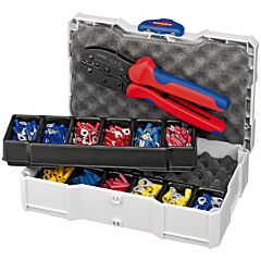 KNIPEX Kliešte lisovacie - sortiment pre zalisované spoje pre káblové spojky