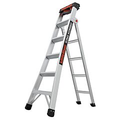 LittleGiant Hliníkový rebrík KING KOMBO™ PROFESSIONAL, 6 + 4 univerzálny kombinovaný