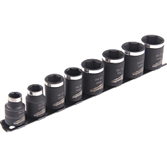 MILWAUKEE Sada nástrčných kľúčov SHOCKWAVE 3/8" krátke 8ks