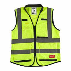 MILWAUKEE Reflexná vesta PREMIUM Hi-VISIBLE žltá L/XL