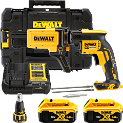 DEWALT 18V XR Aku skrutkovač na sadrokartón, 2x 5,0 Ah