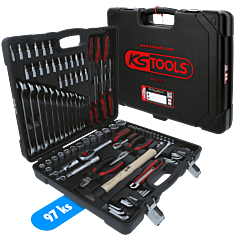 KS TOOLS Univerzálna sada náradia 1/4"+1/2" - 97 - dielna