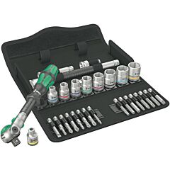 WERA Sada račne 3/8" Zyklop Speed Imperial, 29 dielna