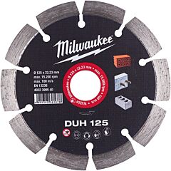 MILWAUKEE Diamantový kotúč DUH 125 × 22,2 mm