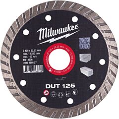 MILWAUKEE Diamantový kotúč DUT 125 × 22,2 mm