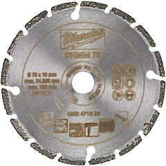 MILWAUKEE Mini diamantový kotúč 76mm pre M12 FCOT