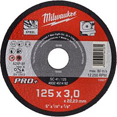 MILWAUKEE Rezný kotúč PRO+ SCS 41/125 × 3 mm