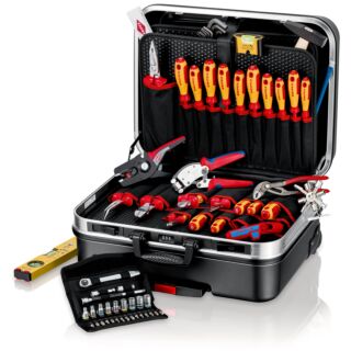 KNIPEX Kufor na náradie „BIG Basic Move“ ElectricPlus, 68 dielov