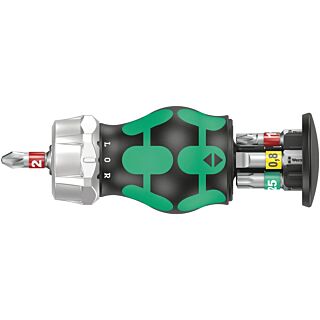 WERA Sada račnového držiaku bitiov Kraftform Kompakt Stubby RA 1, 6 dielna