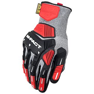 MECHANIX Bezpečnostné pracovné rukavice M-Pact® Knit Trieda CR5A5 - Hi-Viz