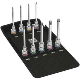 WERA Sada nástrčných kľúčov s bitom TORX® 1/2", 9 dielna