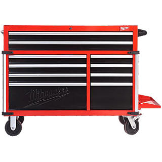 MILWAUKEE Dielenský vozík na náradie 46"/117 cm s 10 zásuvkami Prázdny