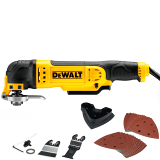 DEWALT Elektrická oscilačná brúska + sada príslušenstva, 300 W