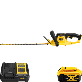 DEWALT 18V XR Aku plotostrih 55 cm, 1x 5,0 Ah