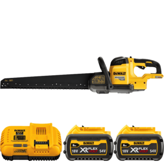 DEWALT 54V XR FLEXVOLT™ Aku píla Alligator na stavebné materiály 430 mm, 2x 6,0 Ah