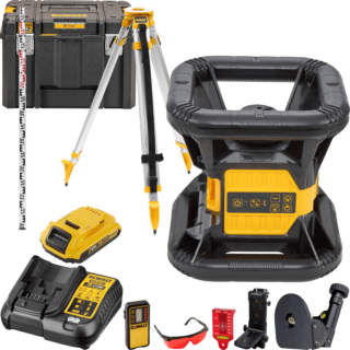 DEWALT 18V XR Set rotačný laser, bez aku