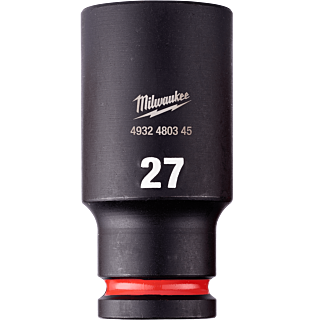 MILWAUKEE Nástrčný kľúč 1/2" - Hex 27 SHOCKWAVE™ predĺžený