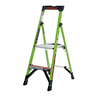LittleGiant Sklolaminátový schodíkový rebrík MIGHTYLITE™, 1 x 4