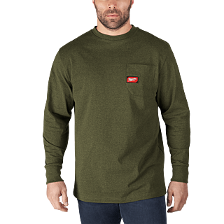 MILWAUKEE Heavy-Duty™ Pracovné tričko, dlhý rukáv - zelená