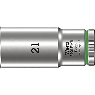 WERA Nástrčný kľúč predĺžený 3/8" - Hex 21 mm