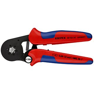 KNIPEX Kliešte samonastaviteľné bočné pre lisovanie káblových koncoviek