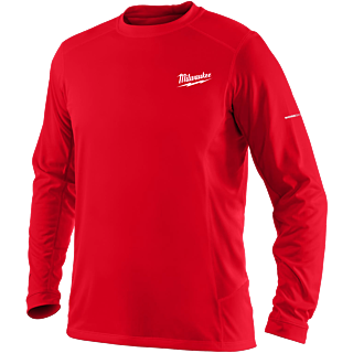 MILWAUKEE WORKSKIN™ Pracovné tričko, dlhý rukáv - červená