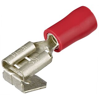 KNIPEX Dutinka nástrčná, plochá s odbočkou, izolovaná, červená