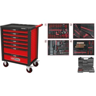 KS TOOLS RACINGline™ 515 dielny dielenský vozík na náradie so 7 zásuvkami