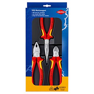 KNIPEX Kliešte do 1000 V, sada v kartóne