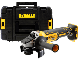 DEWALT 18V XR 125 mm aku uhlová brúska s posuvným spínačom, bez aku