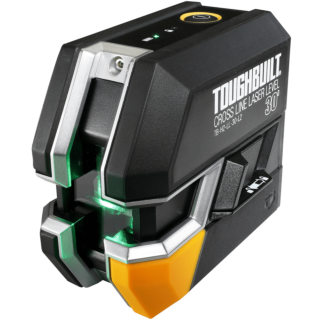 TOUGHBUILT Krížový líniový laser 10 m - zelený