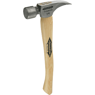 MILWAUKEE Titánové kladivo STILETTO s drevenou násadou 406 mm – vrúbkovaná