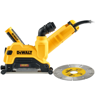 DEWALT Elektrická 1 400 W uhlová brúska 125 mm na rezanie betónu a muriva