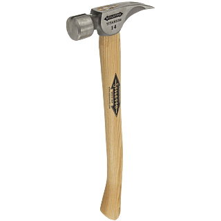 MILWAUKEE Titánové kladivo STILETTO s drevenou násadou 457 mm – hladká