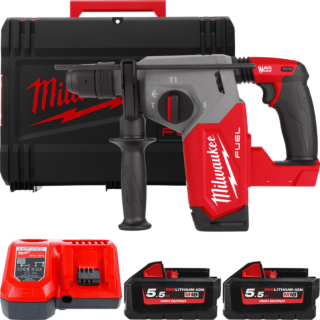 MILWAUKEE M18 FUEL™ SDS-Plus vŕtacie kladivo 4-režimové s FIXTEC™